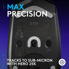 Buy Logitech,Logitech G G309 LIGHTSPEED Wireless Gaming Mouse - Lightweight, HERO 25K Sensor, LIGHTFORCE Hybrid Switches, 300+ Hour Battery, 6 Programmable Buttons - Black - Gadcet UK | UK | London | Scotland | Wales| Near Me | Cheap | Pay In 3 | Mice & Trackballs