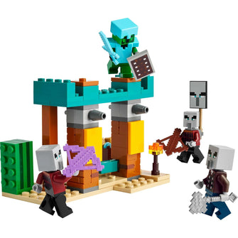 Buy LEGO,LEGO Minecraft The Illager Desert Patrol Set (21267) – Includes Pillager, Vindicator & Cactus Knight Figures – Building Toy for Kids Ages 7+ - Gadcet UK | UK | London | Scotland | Wales| Near Me | Cheap | Pay In 3 | Building Toys