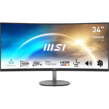 Buy MSI,MSI PRO MP341CQ 34" Curved Ultrawide Office Monitor | UWQHD 3440 × 1440 | 100Hz | 1500R Curved | HDR Ready - Gadcet UK | UK | London | Scotland | Wales| Near Me | Cheap | Pay In 3 | Computer Monitors