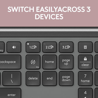 Logitech MK950 Signature Slim Wireless Keyboard & Mouse Combo – Bluetooth, Multi-Device, QWERTY UK, Graphite