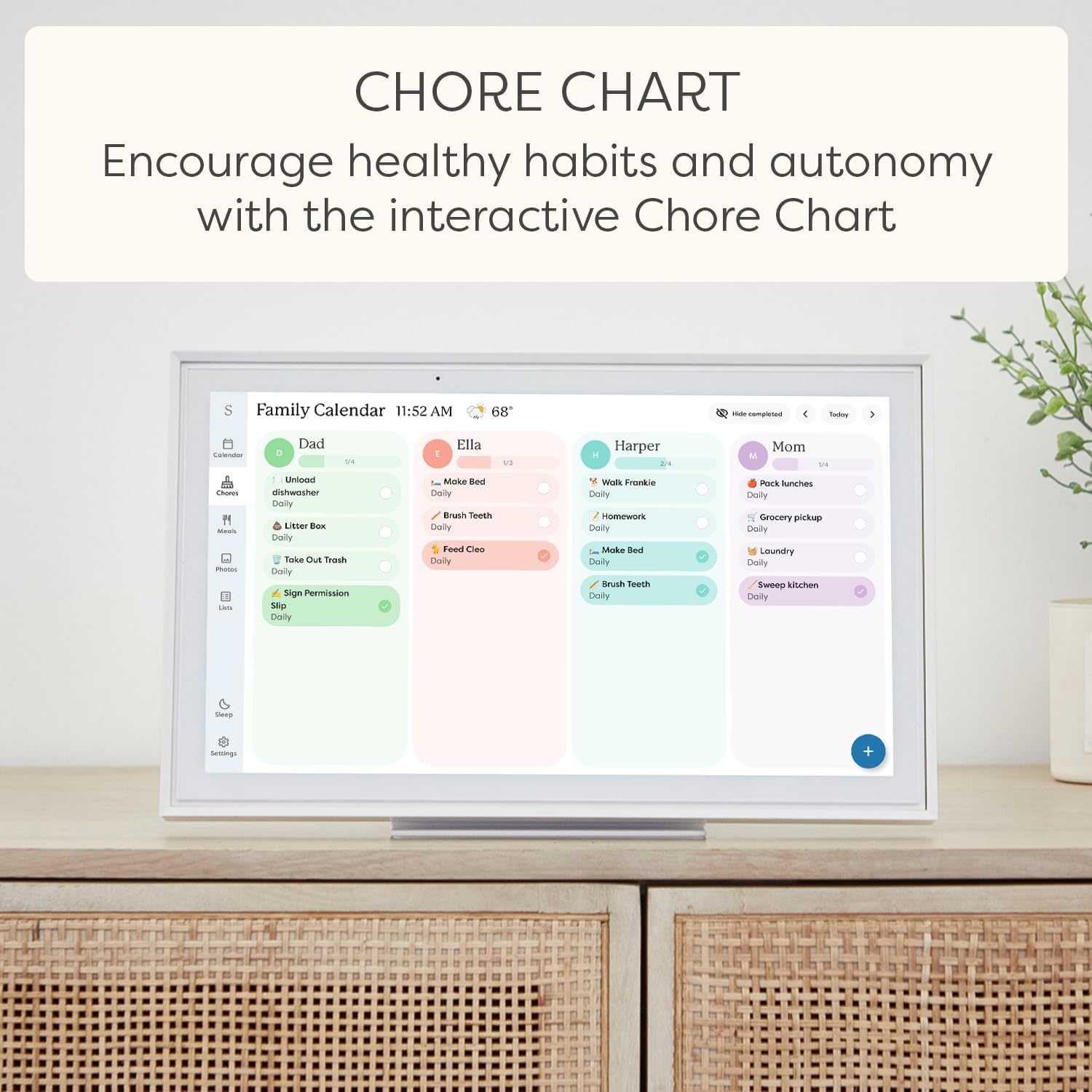 Buy Skylight,Skylight Calendar 15-inch Digital Calendar & Chore Chart – Smart Touchscreen Interactive Display - Gadcet UK | UK | London | Scotland | Wales| Near Me | Cheap | Pay In 3 | Desk Calendars