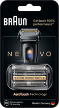 Braun NEVO Electric Shaver Original Replacement Head, Get Back 100% Performance, Compatible with NEVO Shavers, Black