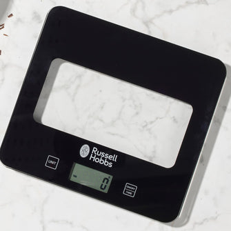 Russell Hobbs RH015711AR Digital Kitchen Scale – 5kg Capacity, Touch Panel, Tare Function – Black