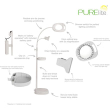 Buy Purelite,Purelite 4-in-1 Crafters Magnifying Lamp, White, 26x26x150 cm - Gadcet UK | UK | London | Scotland | Wales| Ireland | Near Me | Cheap | Pay In 3 | Electronics