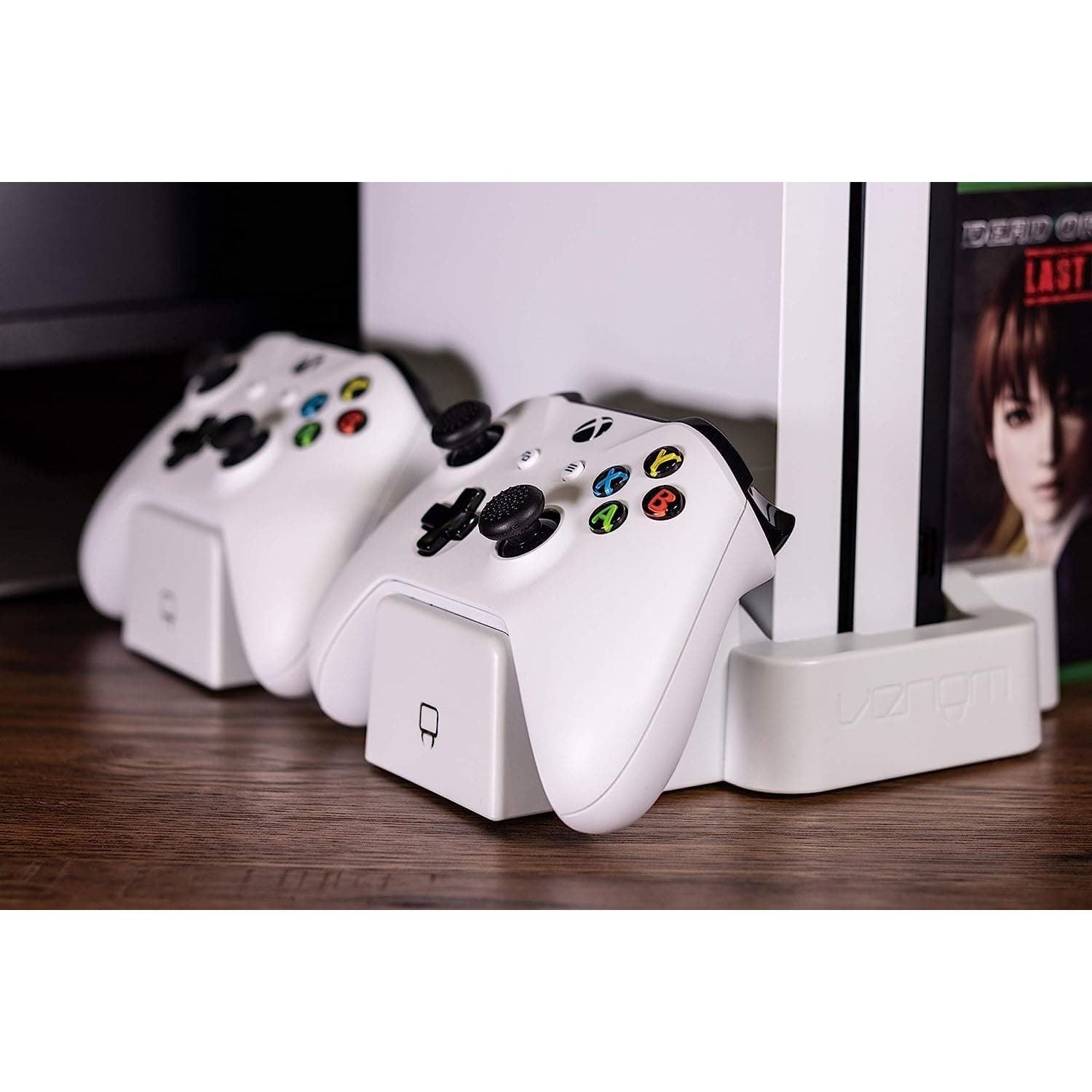 Buy Venom,Venom Xbox One Vertical Charging Stand for Xbox One S - White - Gadcet.com | UK | London | Scotland | Wales| Ireland | Near Me | Cheap | Pay In 3 | Game Controller Accessories