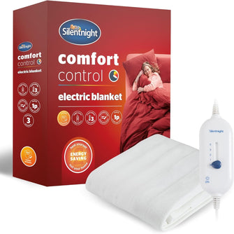 Buy Silentnight,Silentnight Comfort Control Electric Blanket - Heated Underblanket with 3 Heat Settings, Fast Heat Up, Overheat Protection and Easy Fit Straps - Machine Washable - Gadcet UK | UK | London | Scotland | Wales| Ireland | Near Me | Cheap | Pay In 3 | House