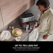 Buy Ninja,Ninja Foodi MAX Dual Zone Digital Air Fryer, 2 Drawers, 9.5L, 6-in-1, Uses No Oil, Max Crisp, Roast, Bake, Reheat, Dehydrate, Cook 8 Portions, Non-Stick Dishwasher Safe Baskets, Black AF400UK - Gadcet UK | UK | London | Scotland | Wales| Near Me | Cheap | Pay In 3 | Kitchen Appliances