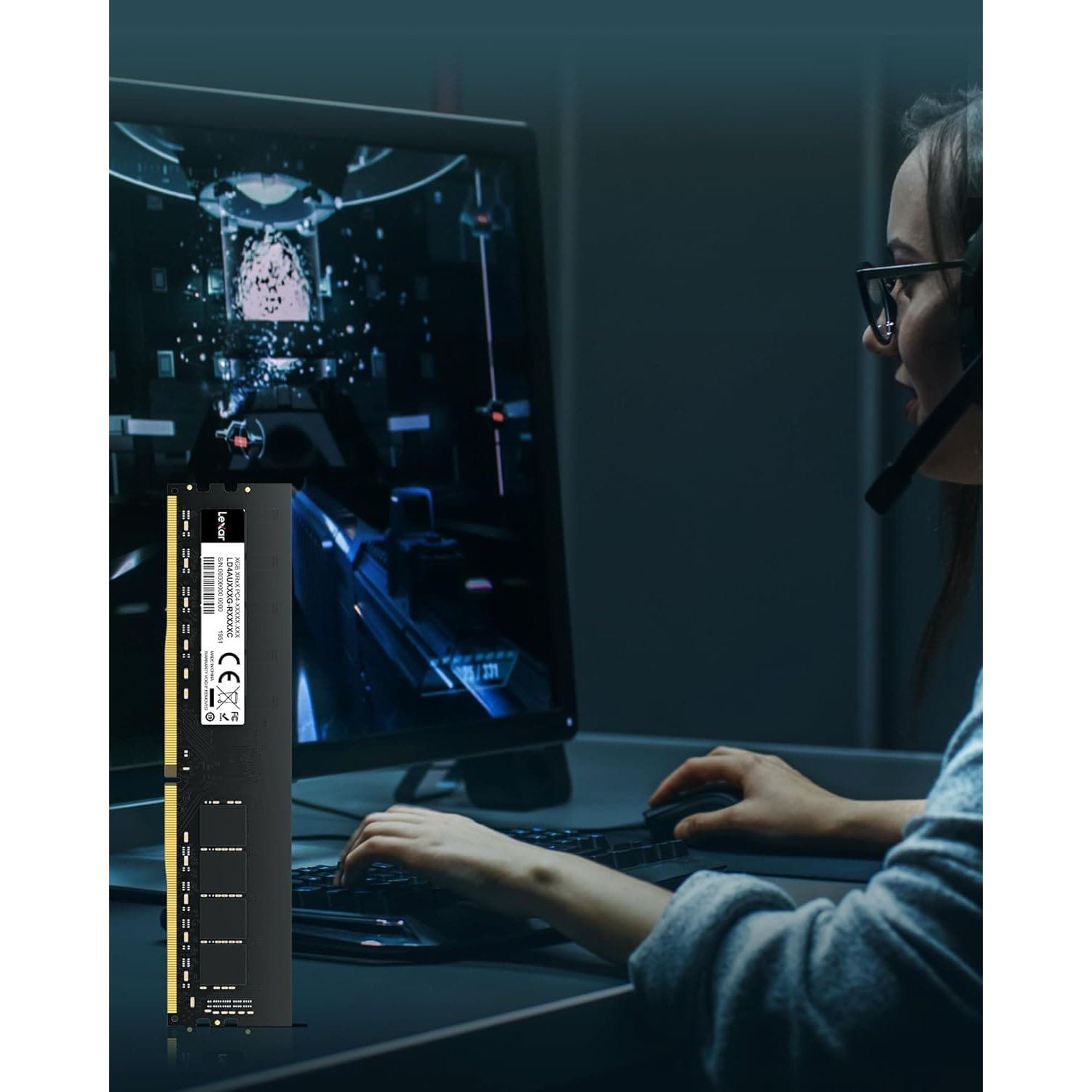 Buy Lexar,Lexar UDIMM 16GB DDR4 RAM, 3200 MHz, 288-Pin DDR4 U-DIMM Desktop Memory, High-Performance Computer Memory, PC RAM Module Upgrade - Gadcet UK | UK | London | Scotland | Wales| Near Me | Cheap | Pay In 3 | Electronics