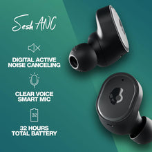Skullcandy Sesh ANC Wireless Earbuds – True Black