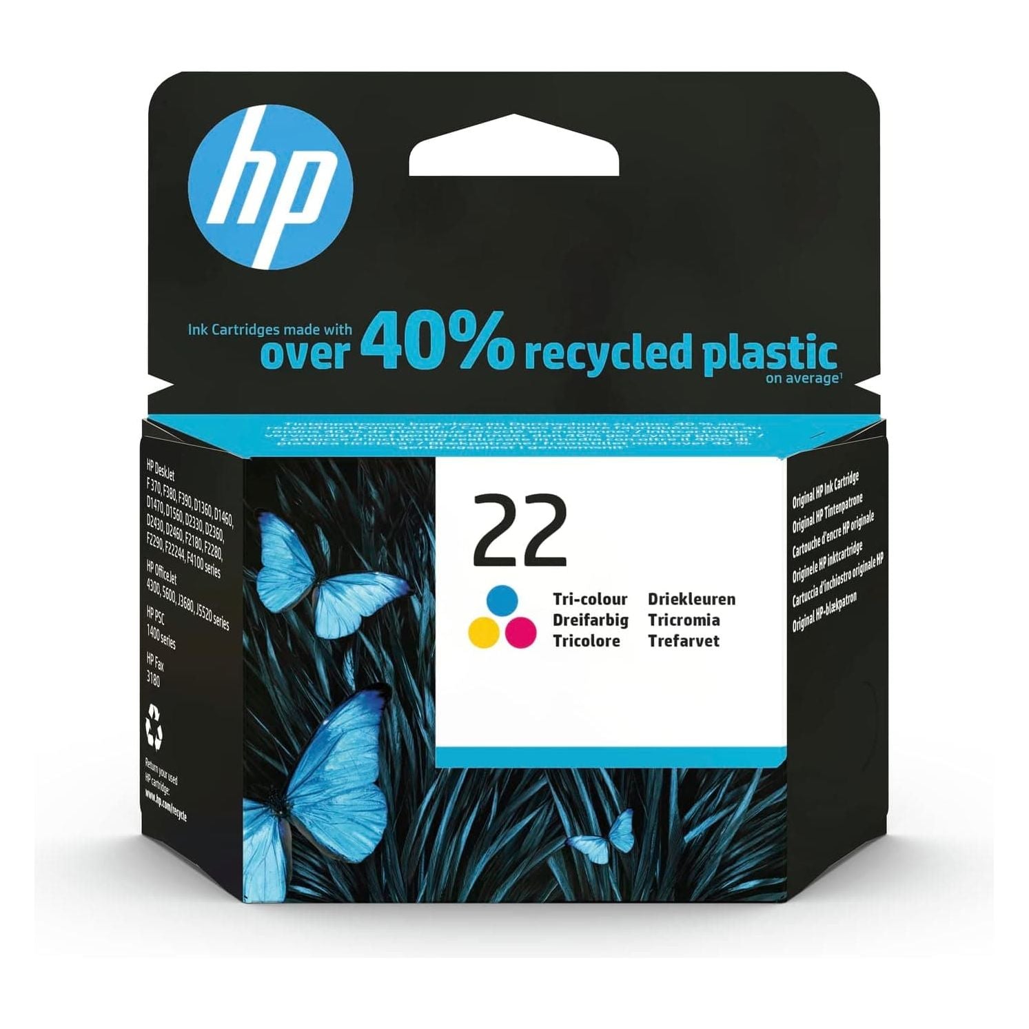 Buy HP,HP C9352AE 22 Original Ink Cartridge, Tri-color, Single Pack - Gadcet UK | UK | London | Scotland | Wales| Ireland | Near Me | Cheap | Pay In 3 | Toner & Inkjet Cartridges
