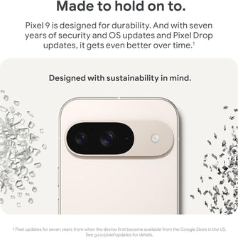 Google Pixel 9 5G 128GB AI Smartphone Porcelain SIM-Free Unlocked