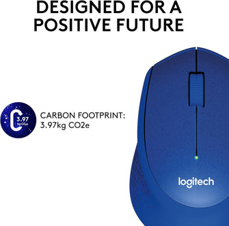 Buy Logitech,Logitech M330 SILENT PLUS Wireless Mouse - 1000 DPI, 2.4GHz, USB Nano Receiver, PC/Mac/Laptop/Chromebook Compatible, Blue - Gadcet UK | UK | London | Scotland | Wales| Near Me | Cheap | Pay In 3 | Mice & Trackballs