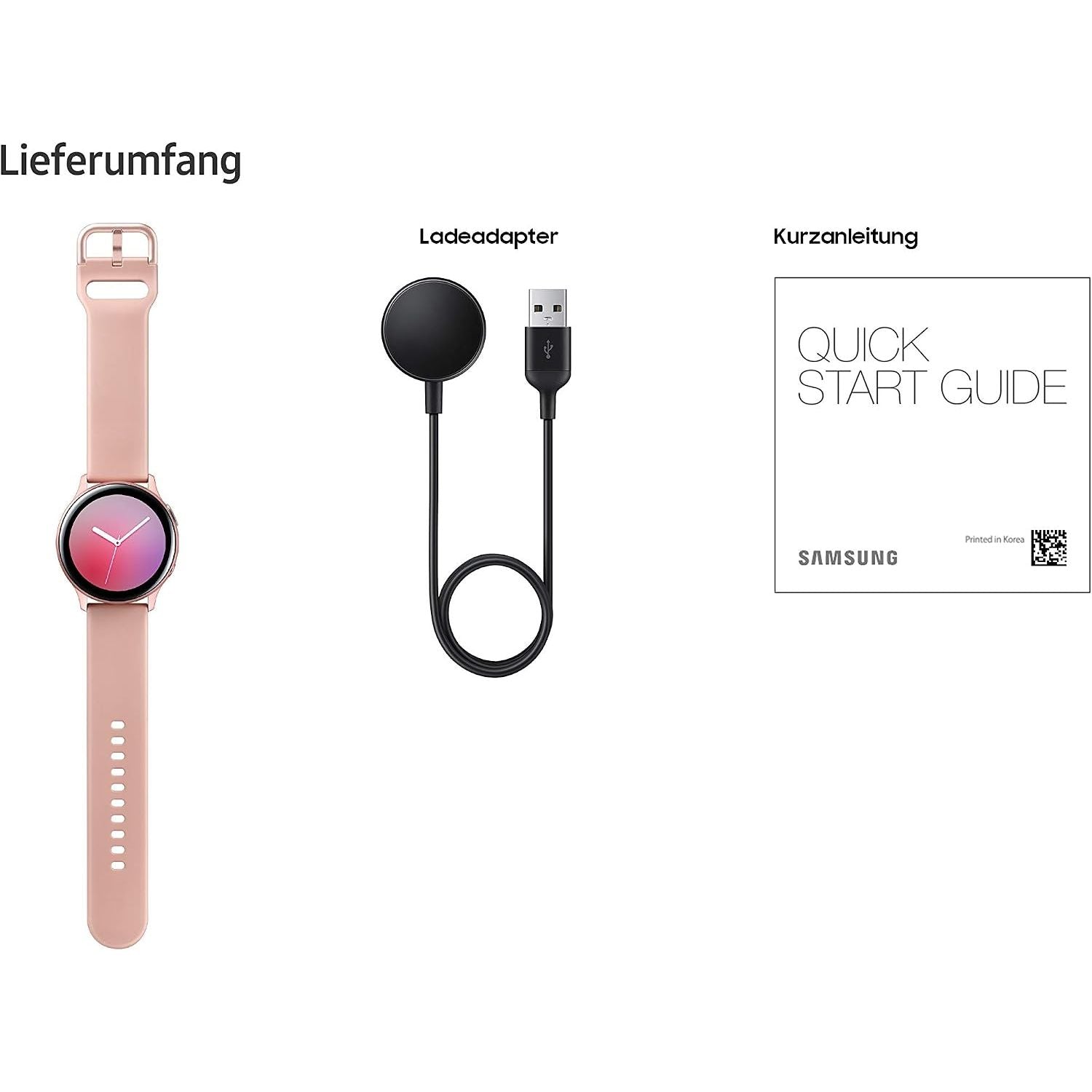 Samsung Galaxy Watch Active2 40mm Bluetooth Smartwatch – Fitness Tracking, GPS and Heart Rate Monitor – Pink Gold