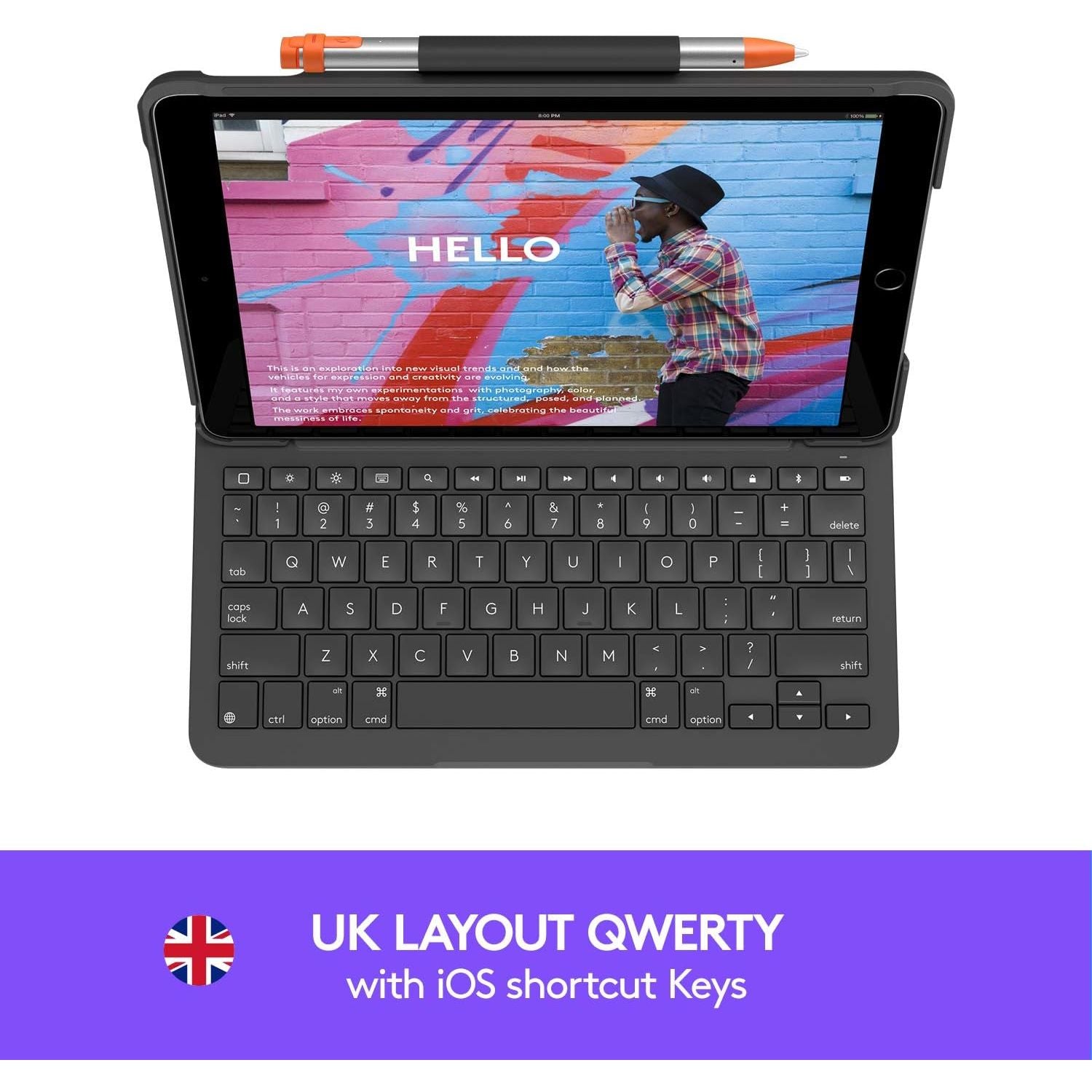 Buy Cashtro ltd,Logitech Slim Folio for iPad (7th, 8th, & 9th generation - Gadcet UK | UK | London | Scotland | Wales| Near Me | Cheap | Pay In 3 | Slim Folio