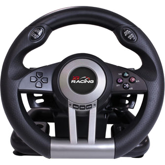 X-Rocker XR Racing Wheel V2 With Pedals - 180° Responsive - Compatible ...