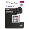 Buy Integral,Integral 128GB SDXC Card - 4K Ultra-HD, Up to 100MB/s, V30, UHS-I, U3, Class 10, High-Speed SD Memory Card, Black - Gadcet UK | UK | London | Scotland | Wales| Near Me | Cheap | Pay In 3 | Flash Memory Cards