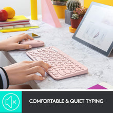 Buy Logitech,Logitech K380 Multi-Device Bluetooth Keyboard - Rose - Gadcet UK | UK | London | Scotland | Wales| Ireland | Near Me | Cheap | Pay In 3 | Keyboards