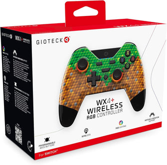 Buy Gioteck,Gioteck WX4+ Switch Wireless RGB Controller - Multicoloured - Gadcet UK | UK | London | Scotland | Wales| Ireland | Near Me | Cheap | Pay In 3 | Game Controllers