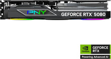 PNY GeForce RTX 5080 ARGB Overclocked Triple Fan 16GB GDDR7 Reflex 2 RTX AI DLSS4
