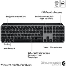 Buy Logitech,Logitech MX Keys Advanced Wireless Keyboard for Mac – Backlit, Bluetooth - Gadcet UK | UK | London | Scotland | Wales| Near Me | Cheap | Pay In 3 | Keyboards