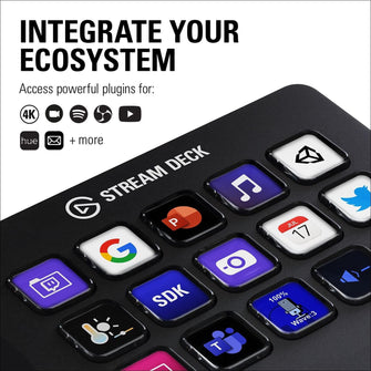 Buy ELGATO,Elgato Stream Deck MK.2 – Studio Controller, 15 macro keys, trigger actions in apps and software like OBS, Twitch, YouTube and more, works with Mac and PC, Black - Gadcet.com | UK | London | Scotland | Wales| Ireland | Near Me | Cheap | Pay In 3 | Media Streaming Devices