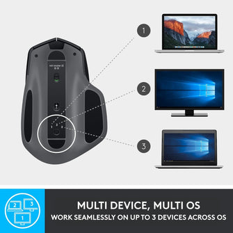 Buy Logitech,Logitech MX Master 2S Bluetooth Edition Wireless Mouse, Multi-Surface, Hyper-Fast Scrolling, Ergonomic, Rechargeable, Connects Up to 3 Mac/PC Computers - Graphite - Gadcet UK | UK | London | Scotland | Wales| Near Me | Cheap | Pay In 3 | Keyboard & Mouse