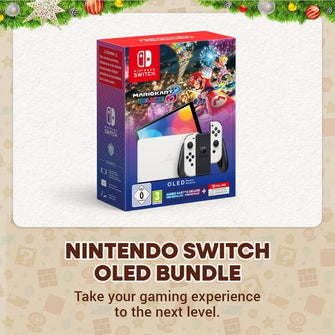 Buy Nintendo,Nintendo Switch OLED White Bundle – Includes Mario Kart 8 Deluxe & 12-Month Nintendo Switch Online Membership - Gadcet UK | UK | London | Scotland | Wales| Near Me | Cheap | Pay In 3 | Video Game Consoles