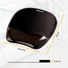 Buy FELLOWES,Fellowes Gel Mouse Mat with Wrist Support - Ergonomic Non-Slip Rubber Base for Laser & Optical Mice - Black - Gadcet UK | UK | London | Scotland | Wales| Near Me | Cheap | Pay In 3 | Keyboard & Mouse