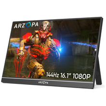 Buy ARZOPA,ARZOPA 16.1" FHD 144Hz IPS Portable Monitor - HDMI/USB-C - Eye Protection for Laptop, PC, Mac, PS3/4/5, Xbox - Gadcet UK | UK | London | Scotland | Wales| Near Me | Cheap | Pay In 3 | Monitors