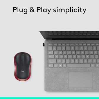 Buy Logitech,Logitech M185 Wireless Mouse - 2.4GHz, USB Receiver, 12-Month Battery, 1000 DPI, Ambidextrous - Red - Gadcet UK | UK | London | Scotland | Wales| Near Me | Cheap | Pay In 3 | Keyboard & Mouse