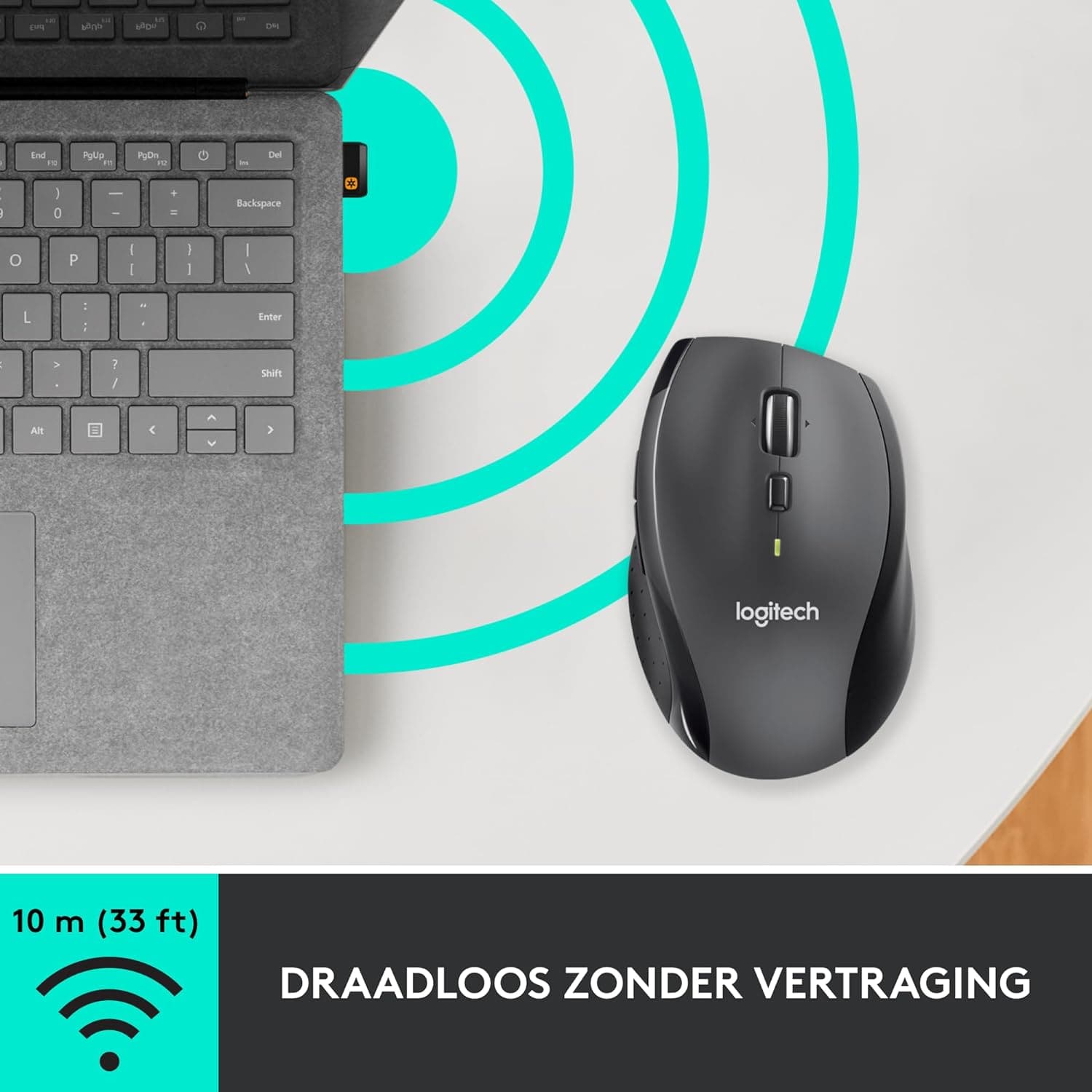 Buy Logitech,Logitech M705 Marathon Wireless Mouse - Black - Gadcet UK | UK | London | Scotland | Wales| Ireland | Near Me | Cheap | Pay In 3 | Mice & Trackballs