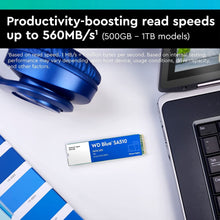 Western Digital,WD Blue SA510 500GB 2.5" SATA SSD with up to 560MB/s read speed - Gadcet.com