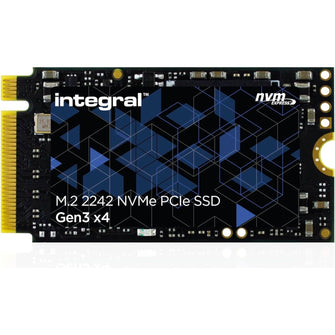 Buy Integral,Integral 512GB M.2 NVMe 2242 PCIe Gen3 x4 SSD – READ speed up to 3300MB/s, WRITE speed up to 2700MB/s – Internal Solid State Drive. PC, NUC, Ultra-thin laptop and tablet compatible - Gadcet UK | UK | London | Scotland | Wales| Near Me | Cheap | Pay In 3 | RAM