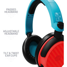 Buy STEALTH,STEALTH C6-100 Over-Ear Gaming Headset - Neon Red & Blue, Compatible with PS4/PS5, Xbox, Switch, PC, Flexible Mic, 3.5mm Jack, 1.5m Cable - Gadcet UK | UK | London | Scotland | Wales| Near Me | Cheap | Pay In 3 | Headphones & Headsets