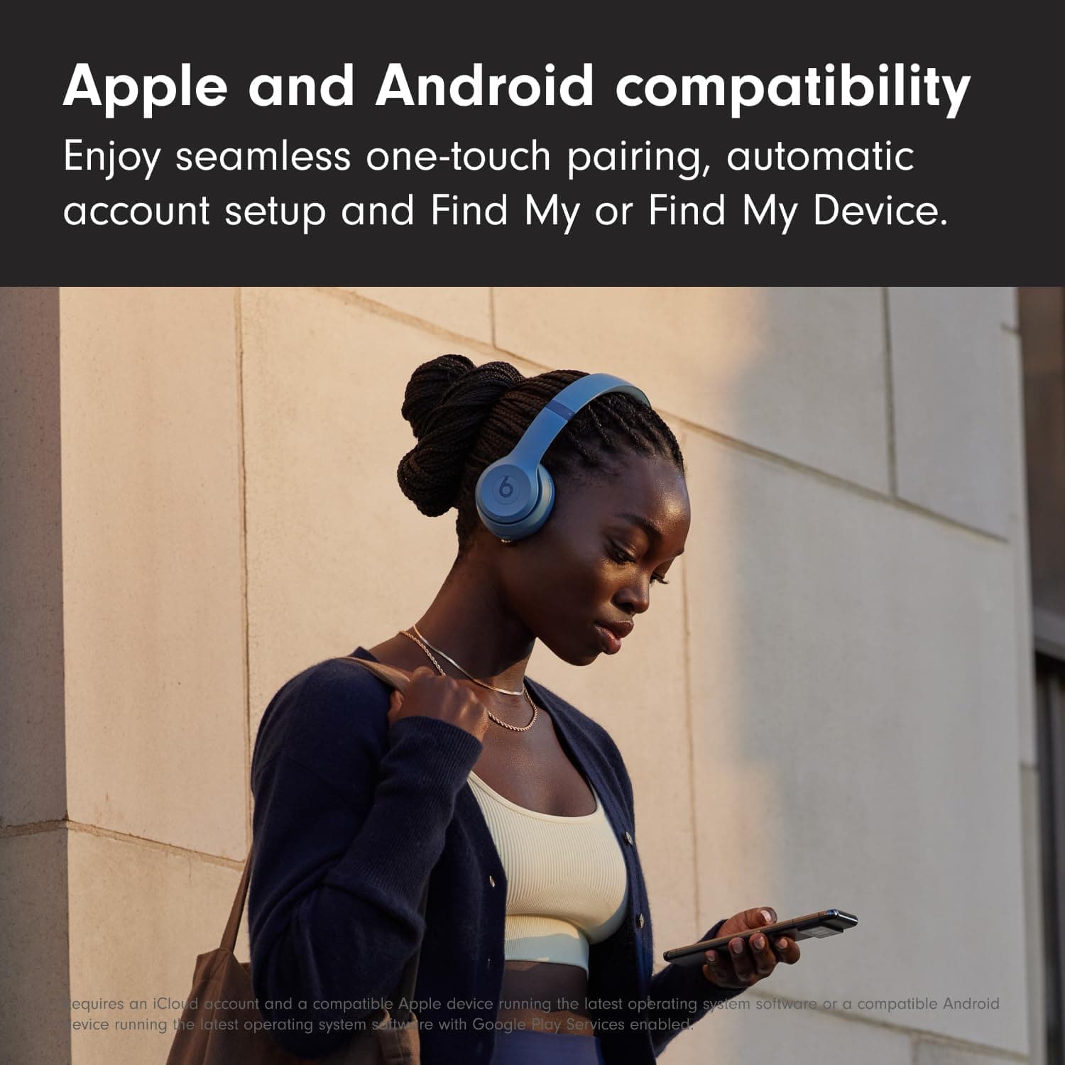 Buy Beats,Beats Solo 4 On-Ear True Wireless Headphones - Slate Blue - Gadcet UK | UK | London | Scotland | Wales| Near Me | Cheap | Pay In 3 | Headphones & Headsets