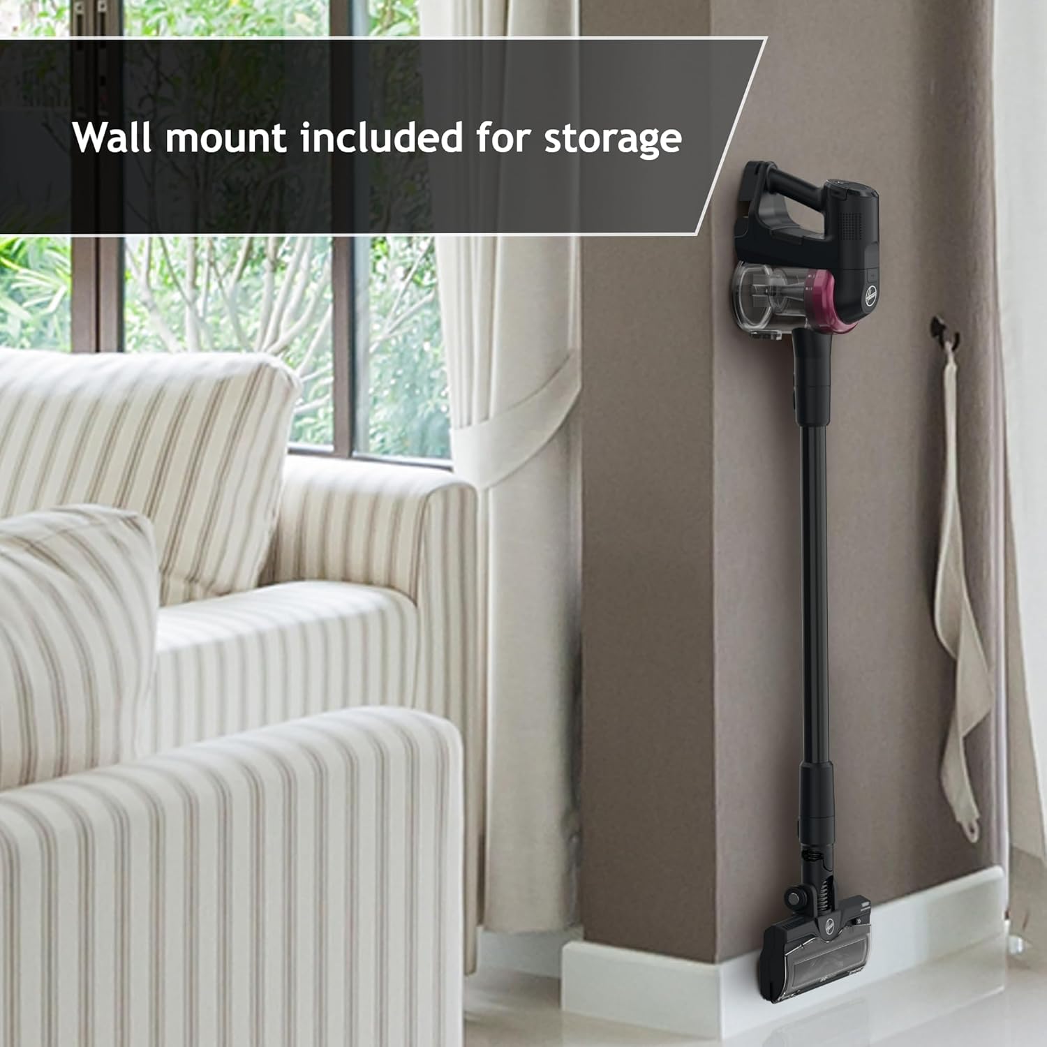 Buy Hoover,Hoover Cordless Stick Vacuum Cleaner, HF4 with Anti Twist Bar to Prevent Hair Wrap, Flexible Steering, 30 mins run-time, Lightweight, LED Lights, Midnight Magenta - Gadcet UK | UK | London | Scotland | Wales| Near Me | Cheap | Pay In 3 | Vacuums