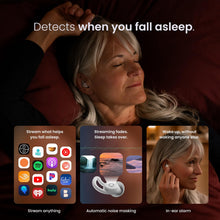 Ozlo Sleepbuds® 2 – Sleep Earbuds for Snoring & Noise Masking, 14-Hour Battery, Bluetooth 5.3, Blue