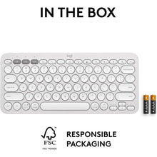 Buy Logitech,Logitech Pebble Keys 2 K380s, Multi-Device Bluetooth Wireless Keyboard with Customisable Shortcuts,Slim and Portable, Easy-Switch for Windows/macOS/iPadOS/Android/Chrome OS, QWERTY UK Layout, White - Gadcet UK | UK | London | Scotland | Wales| Ireland | Near Me | Cheap | Pay In 3 | Keyboards