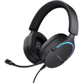 Buy Trust,Trust Gaming GXT 490 Fayzo USB Gaming Headset 7.1 Surround Sound, 50mm Drivers, 85% Recycled Plastics, RGB Over-Ear Wired Headphones, with Noise Cancelling Microphone for PC PS5 - Black - Gadcet UK | UK | London | Scotland | Wales| Near Me | Cheap | Pay In 3 | Headphones & Headsets