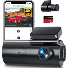 Buy Gadcet Dagenham,GKU 4K Front & Rear Dash Cam – 5 GHz Wi-Fi Dual Camera Dashcam with 64 GB SD Card - Gadcet UK | UK | London | Scotland | Wales| Near Me | Cheap | Pay In 3 | On-Dash Cameras