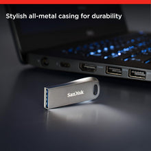 Buy SanDisk,SanDisk Ultra Luxe 128 GB USB Flash Drive USB 3.1 – Up to 150 MB/s, Silver - Gadcet UK | UK | London | Scotland | Wales| Near Me | Cheap | Pay In 3 | Data Storage & External Drives