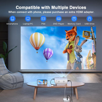 Buy XuanPad,XuanPad Mini Portable Video-Projector - White - Gadcet UK | UK | London | Scotland | Wales| Ireland | Near Me | Cheap | Pay In 3 | Electronics