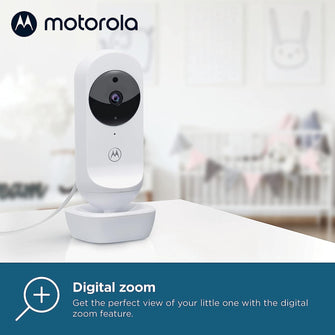 Buy Motorola,Motorola Nursery VM35-2 / Ease 35 Twin Baby Monitor with 2 Cameras 5.0 Inch Video Baby Monitor Display Split Screen Display Night Vision TwoWay Communication Lullabies Zoom Room Temperature, White - Gadcet.com | UK | London | Scotland | Wales| Ireland | Near Me | Cheap | Pay In 3 | Monitors