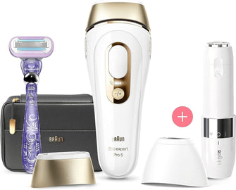 Buy Braun,Braun Silk-Expert Pro 5 Laser Epilator Women/Men Pulsed Light IPL, Wide Precision Head and Venus Shaver, Alternative to Laser Hair Removal at Home, PL 5149, White/Gold - Gadcet UK | UK | London | Scotland | Wales| Ireland | Near Me | Cheap | Pay In 3 | Health & Beauty