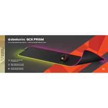 Buy SteelSeries,SteelSeries QcK Prism Cloth Gaming Mouse Pad - 2-zone RGB Illumination - Real-time Event Lighting - Optimized For Gaming Sensors - Size XL (900 x 300 x 2mm) - Black + RGB - Gadcet UK | UK | London | Scotland | Wales| Near Me | Cheap | Pay In 3 | Mouse Pads