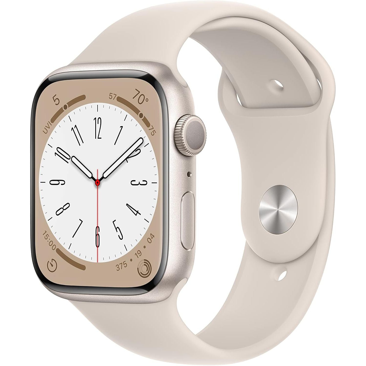 Buy Apple,Apple Watch Series 8 (GPS 45mm) - Starlight Aluminium with Midnight Sport Band - Gadcet UK | UK | London | Scotland | Wales| Near Me | Cheap | Pay In 3 | Smart Watches
