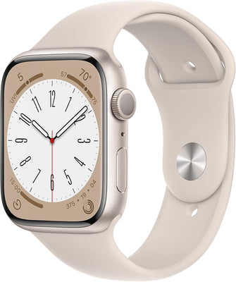 Buy Apple,Apple Watch Series 8 (GPS 45mm) - Starlight Aluminium with Midnight Sport Band - Gadcet UK | UK | London | Scotland | Wales| Near Me | Cheap | Pay In 3 | Smart Watches