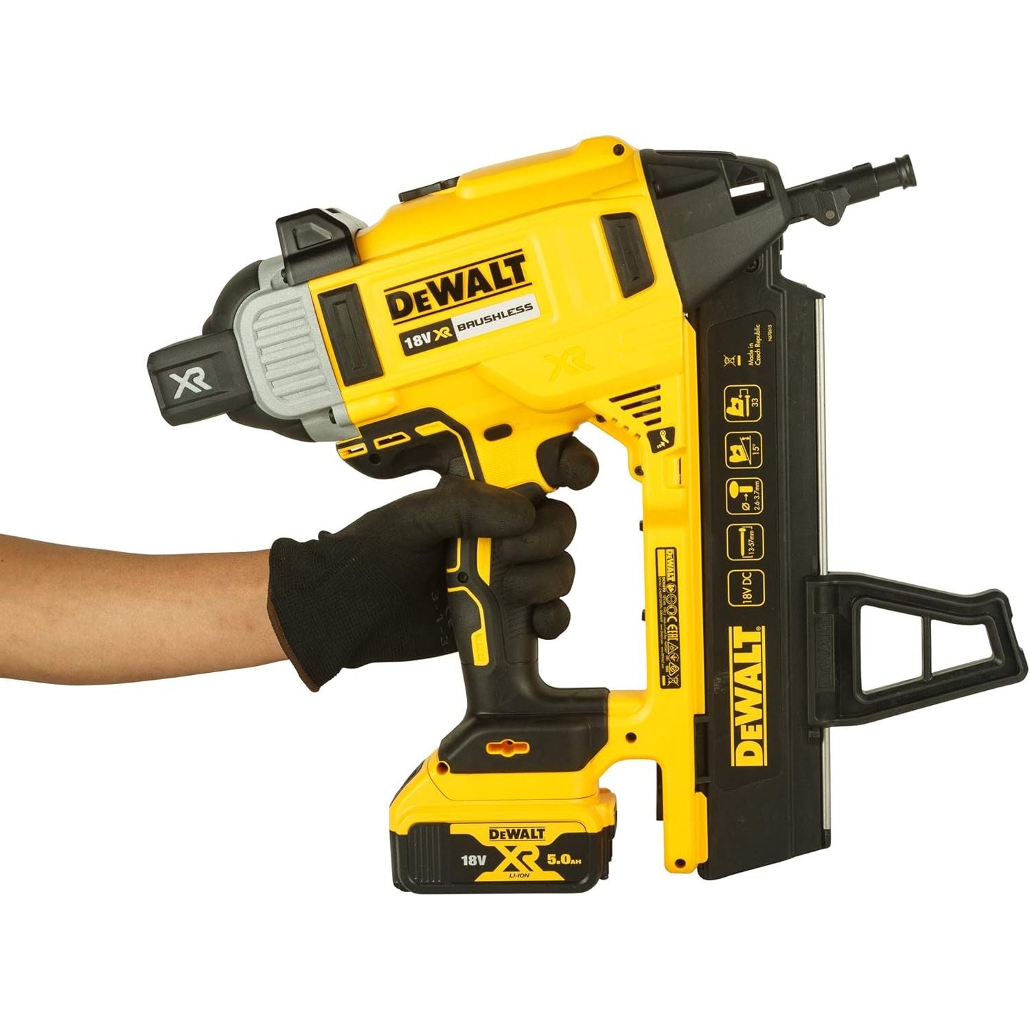 Buy DEWALT,DEWALT DCN890P2 Cordless XR Concrete Nailer – 18 V, Yellow/Black - Gadcet UK | UK | London | Scotland | Wales| Near Me | Cheap | Pay In 3 | Tool Power Drills