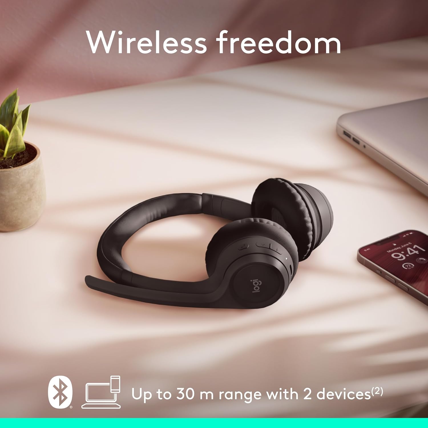 Buy Logitech,Logitech Zone 300 Wireless Bluetooth Headset – Black - Gadcet UK | UK | London | Scotland | Wales| Near Me | Cheap | Pay In 3 | Headphones & Headsets