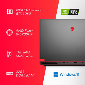 Buy Alienware,Alienware M17 R5 Gaming Laptop | 17.3" FHD 480Hz | Ryzen 9 6900HX | 32GB DDR5 | 1TB SSD | RTX 3080 | Windows 11 | Dark Side of the Moon Black - Gadcet UK | UK | London | Scotland | Wales| Near Me | Cheap | Pay In 3 | Laptops